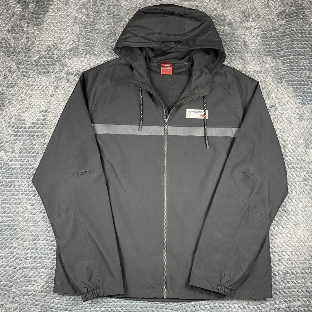 New Balance Mens Black (NB Athletics '78) Jacket MJ3557 Size XL